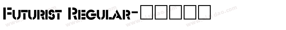 Futurist Regular字体转换